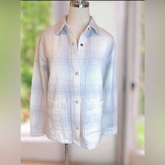 🔥 THE NORTH FACE Valley Twill Utility Button Down Flannel Jacket Coat Parka Siz - Picture 3 of 11